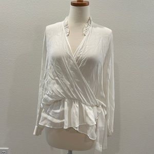 NWT Zara Wrap Top Blouse